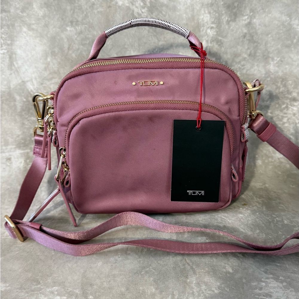 TUMI Mauve Crossbody Bag